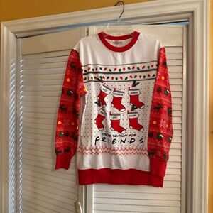 FRIENDS Red and White Holiday Sweatshirt